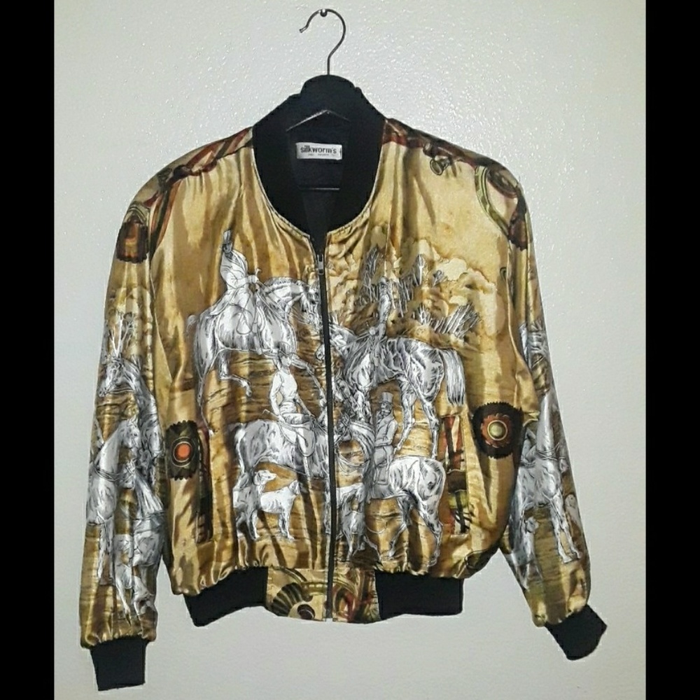 vintage bomber jacket